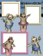 hippos dancing ballet fantasy and imaginations