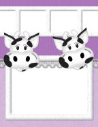 moo cow frames for the child hood photography