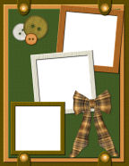 harvest brown plaids with buttons