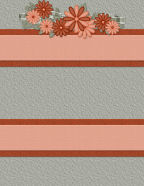 femenine girls floral striped with reds and pinks wedding