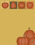 harvest pumpkins with tiles