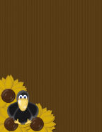 camping critters with crows at the lake trees