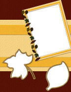 Autumn or Fall Scrapbooking Set Themed Downloads
