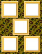 Autumn or Fall Scrapbook Downloadable Templates