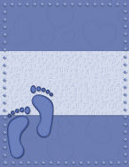 baby-feet twins stepping and walking