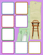 little lady eating high chair bottles and spoons