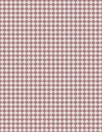 checkered pink tan dots