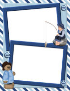 lake fishing summer camping trout and salmon fish