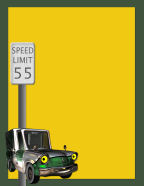 animated toon-cars automobiles driving