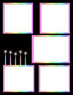 birthday candles celebrations on fire