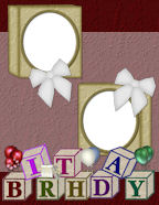 Kids birthday celebration party scrapbooks.