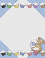baby's first (1st) birthday scrapbook papers