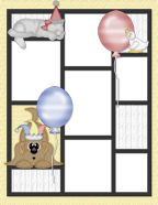 cupcakes and candy celebration party scrapbooking themed papers.