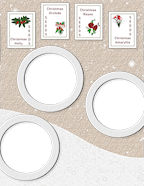 Digi-Scrapbook papers Christmas Season Holiday downloads.
