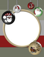 frosted decorative ornaments ho ho ho happy christmas xmas