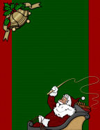 santa sleigh bells ringing crack of the whip