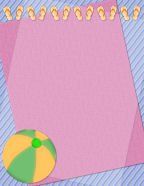 beach themed hot down south beachball and flip flop kits