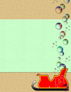 santas sleigh under the sea i hears the bellss on christ mas dayy