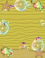 Summer or Warm Themed Christmas Holiday Scrapbooking Papers