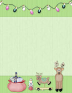 Learn to use Hot or Tropical XMas (Christmas) holiday scrapping book papers.