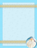 Raindeer and Santa Themed Hot or Tropical XMas (Christmas) holiday scrapping book papers.