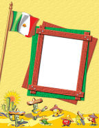 mexico-flags waving spring-celebrations