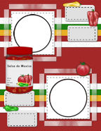 Cinco de Mayo hot sauce computer scrapbooking printable paper downloadables