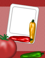 Red Pepper Computer scrapbooking paper Cinco de Mayo Holiday download for memberships.