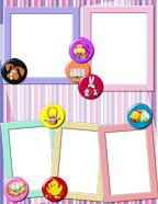 female pin buttons easter-egg coloring and dying painting wings of a dove