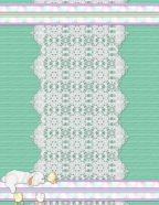 Chocolate easter bunny and Easter Holiday scrapbooking papers