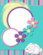 digital brilliant floral colored printable easter scrapbook papers