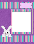easter bunny scrapbook papers templates with bunny