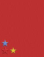 fathers days stars squiggle backs red blue yellow primary colors