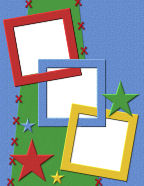 shine on star patterned childrens school parties crafts and snaps