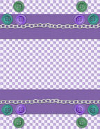 chains buttons and checks purple and aqua colors children pictures