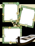 Father's Day Digi Scrapbook Paper Downloads