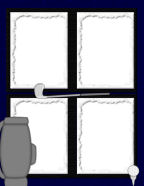 Easy Quick Build Father's Day Computer digital scrapbooking paper templates for downloading.