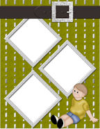 Grandpa and Dad will love these worlds best #1 Father's Day themed scrapbook papers.