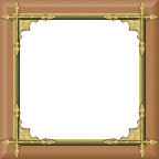 digital frame brown and gold
