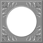 decorative squiggles mothers day frame elements