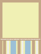 striped large lines sugar & spice and all things nice title quotes