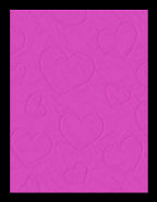 heart stamped boards valentines embossed hearts