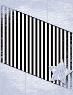 grungy steampunk masculine black white stripes