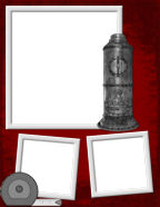 Red Maroon Grunge themed scrapebooking themed members downloads.