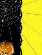 creepy halloween spider web pumpkins