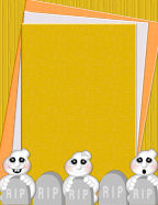 Halloween Tumbstone Themed Scrapbooking Downloadables