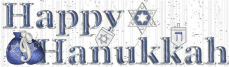 free happy hanukkah page topper for chanukkah to print