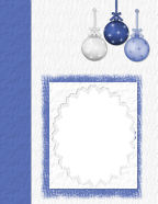 hanging bulbs and balls for hanukkah