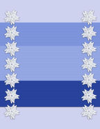 blue snowflakes decor scrappbooking