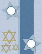 Star of David Digi-Scrap Paper holiday downloads